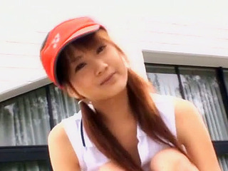 Japanese slut in a nippon XXX hat