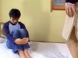 Japanese MILF Receives Nipple Sensation from Young Fucker
